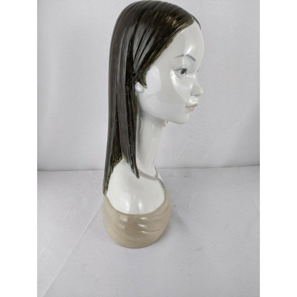Vintage Llardo Maja Young Women's Porcelain Head Bust #4668 Retired Spain 1985 - Picture 2 of 12